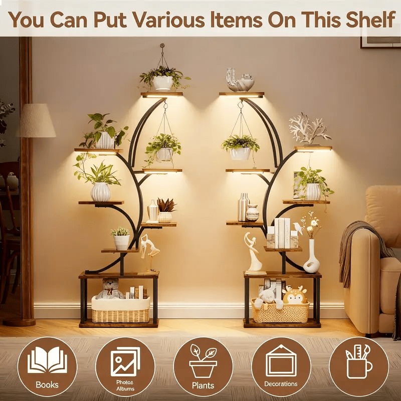 Home Bar Shelves - Supporto per Piante da Interno a