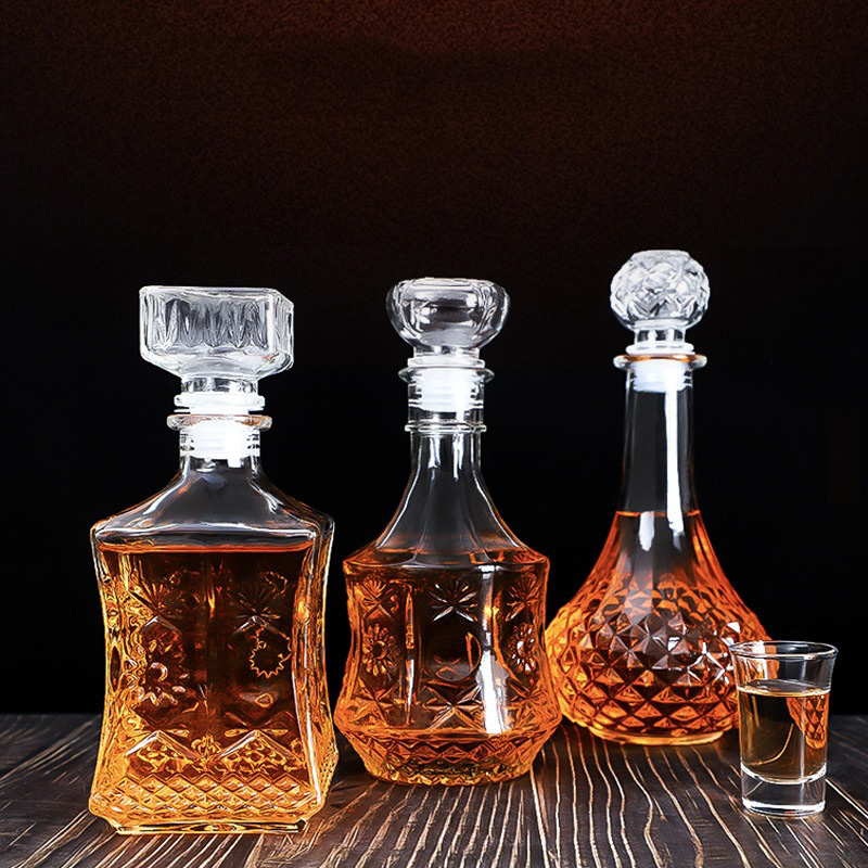 Decanter Globe Set - Decanter per liquore in vetro di