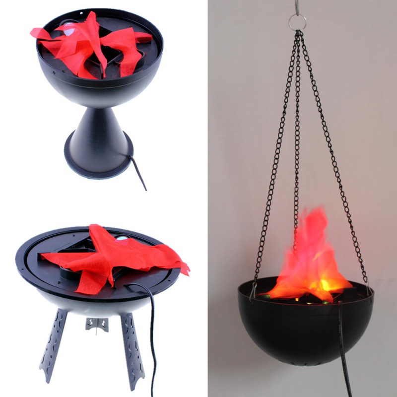 Home Bar Accessories - Lampada 3D con Fiamma Finta, Simulazione
