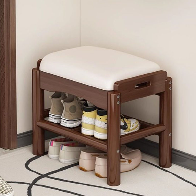 Home Bar Lounge - Pouf Moderno in Legno con Contenitore