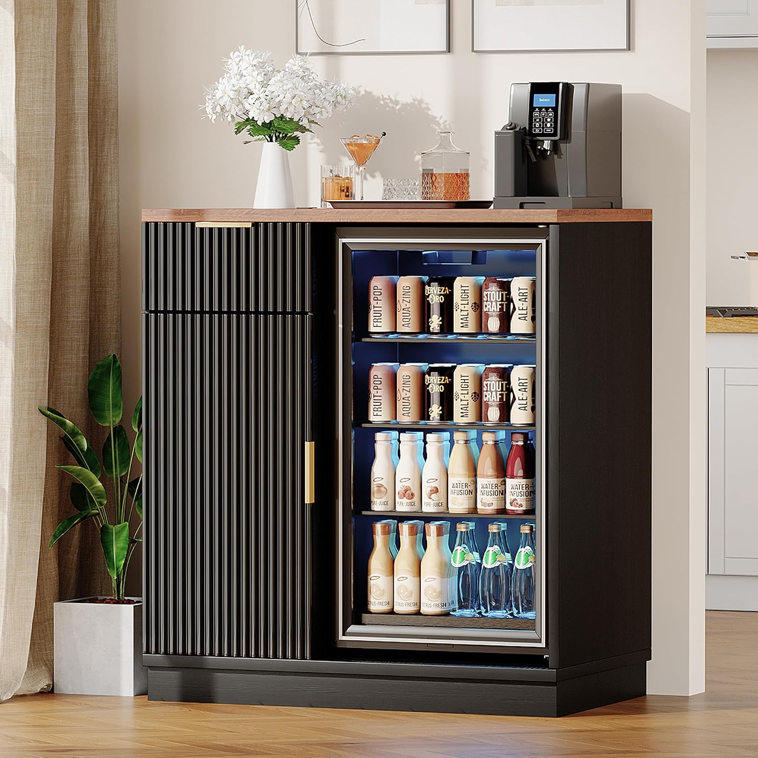 Mobile bar per caffè con spazi - Home Bar Shelves recensione e prezzo
