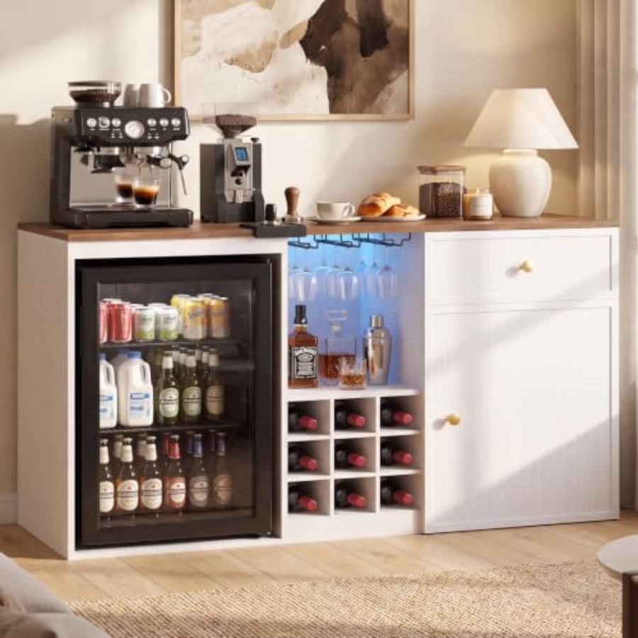 Mobile Bar per Caffè con Spazi - Home Bar And Fridge recensione e prezzo
