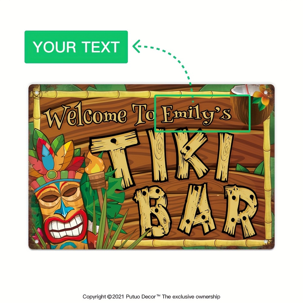 Insegna Personalizzata per Tik - Home Bar Accessories recensione e prezzo