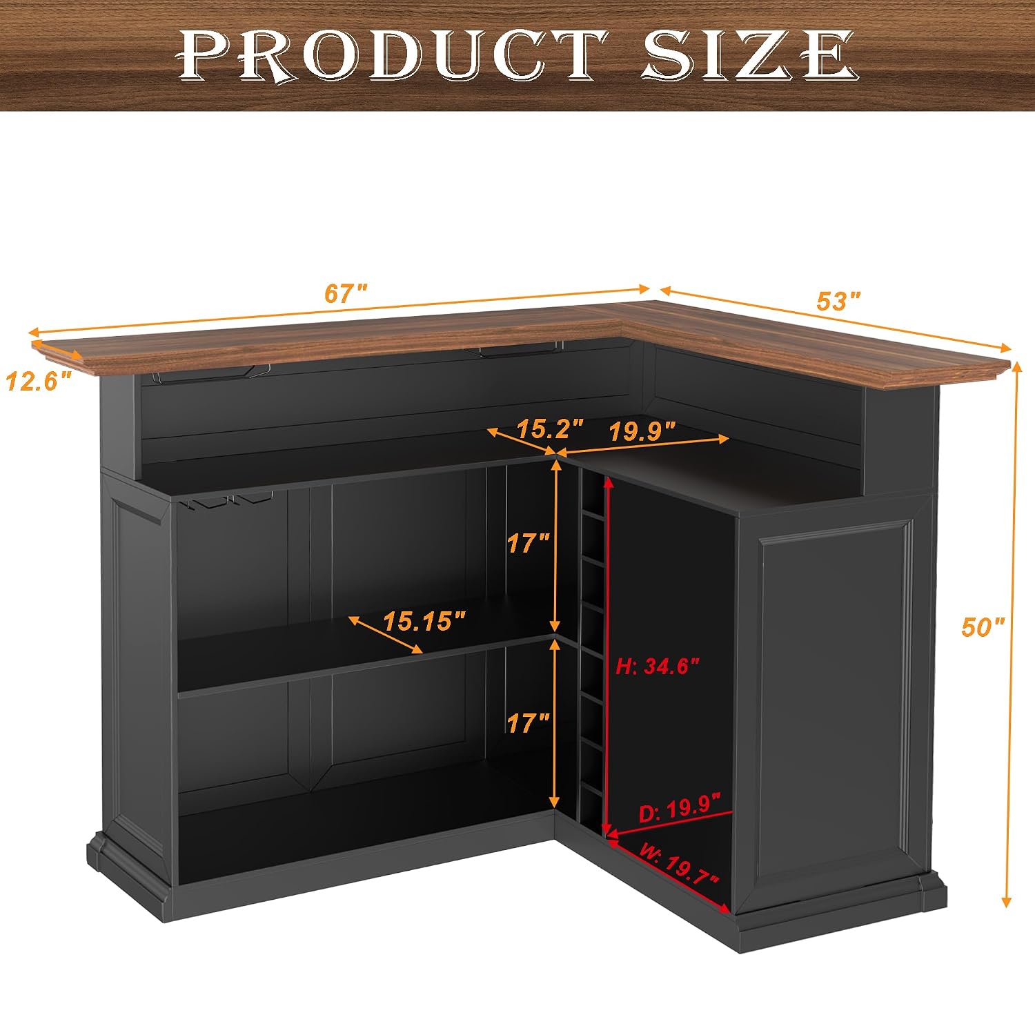 Mobile Bar a L per la Casa con - Home Bar Lounge recensione e prezzo